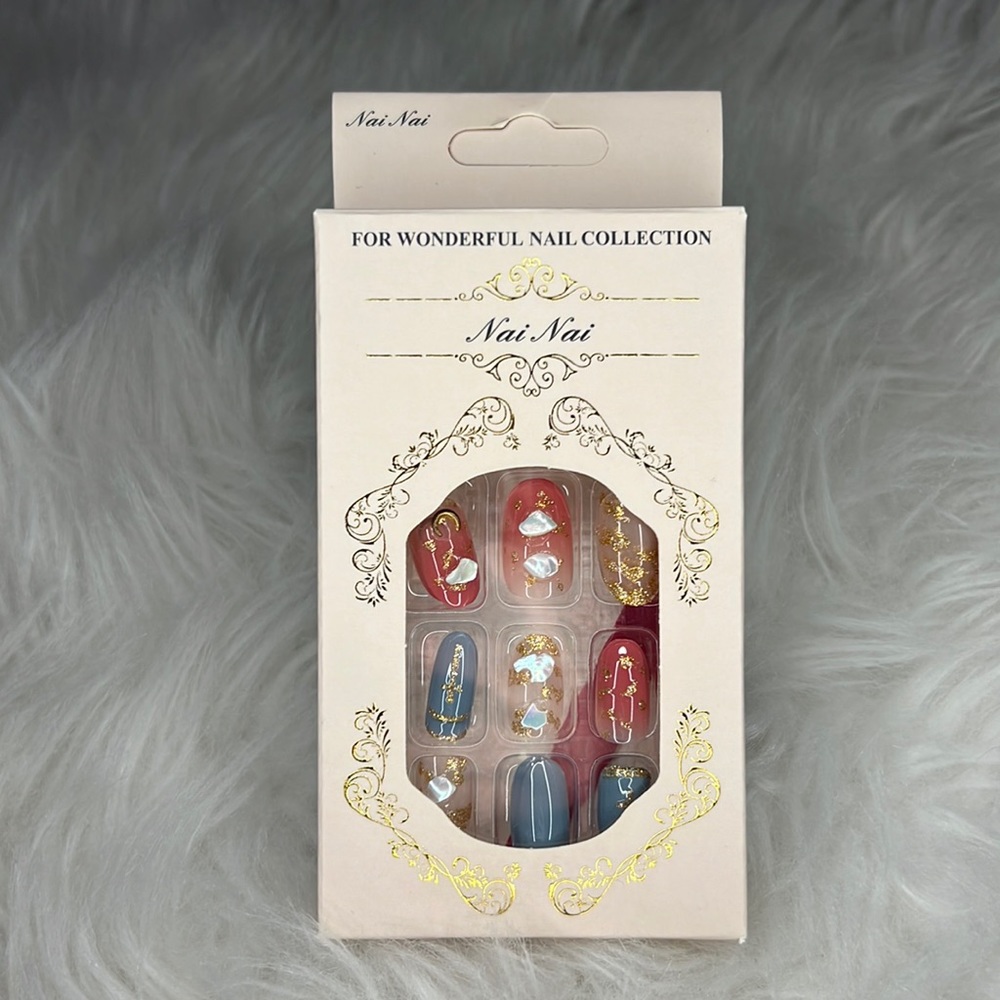 Seaside Moon Press-On Nails